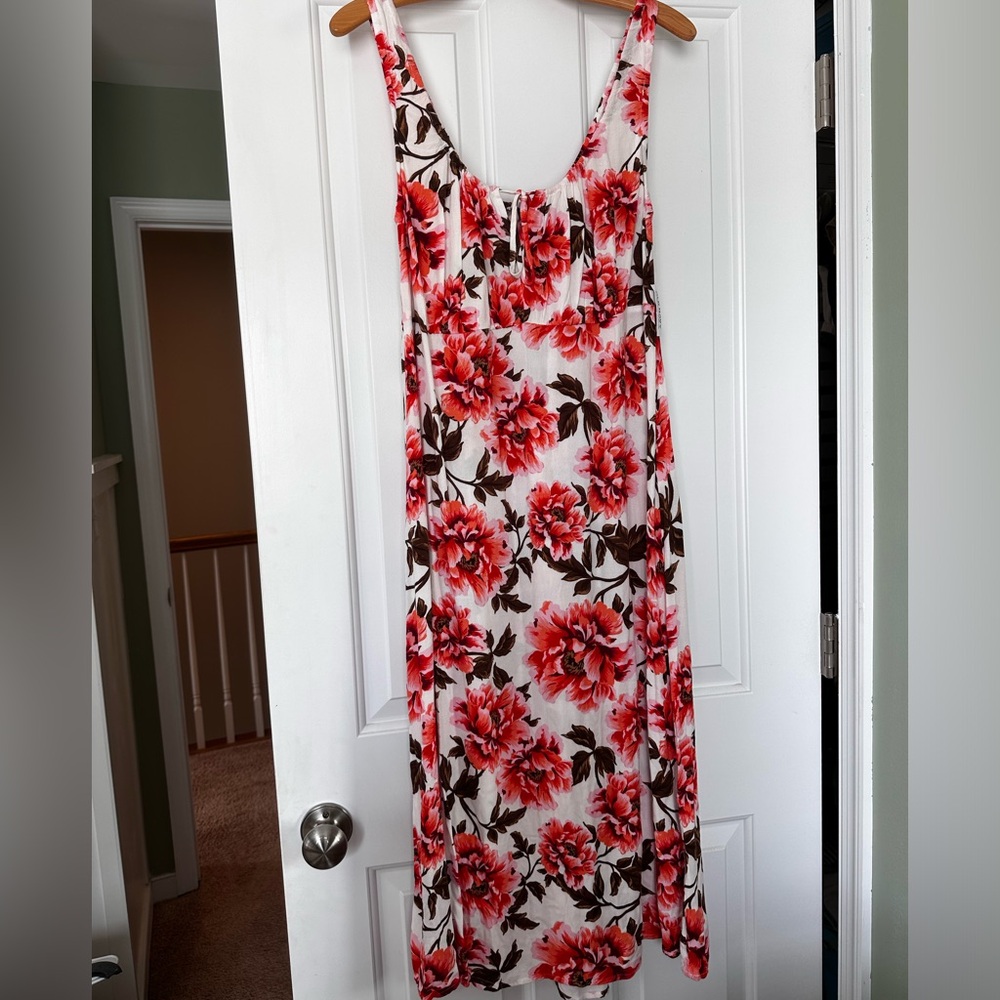 Floral midi dress